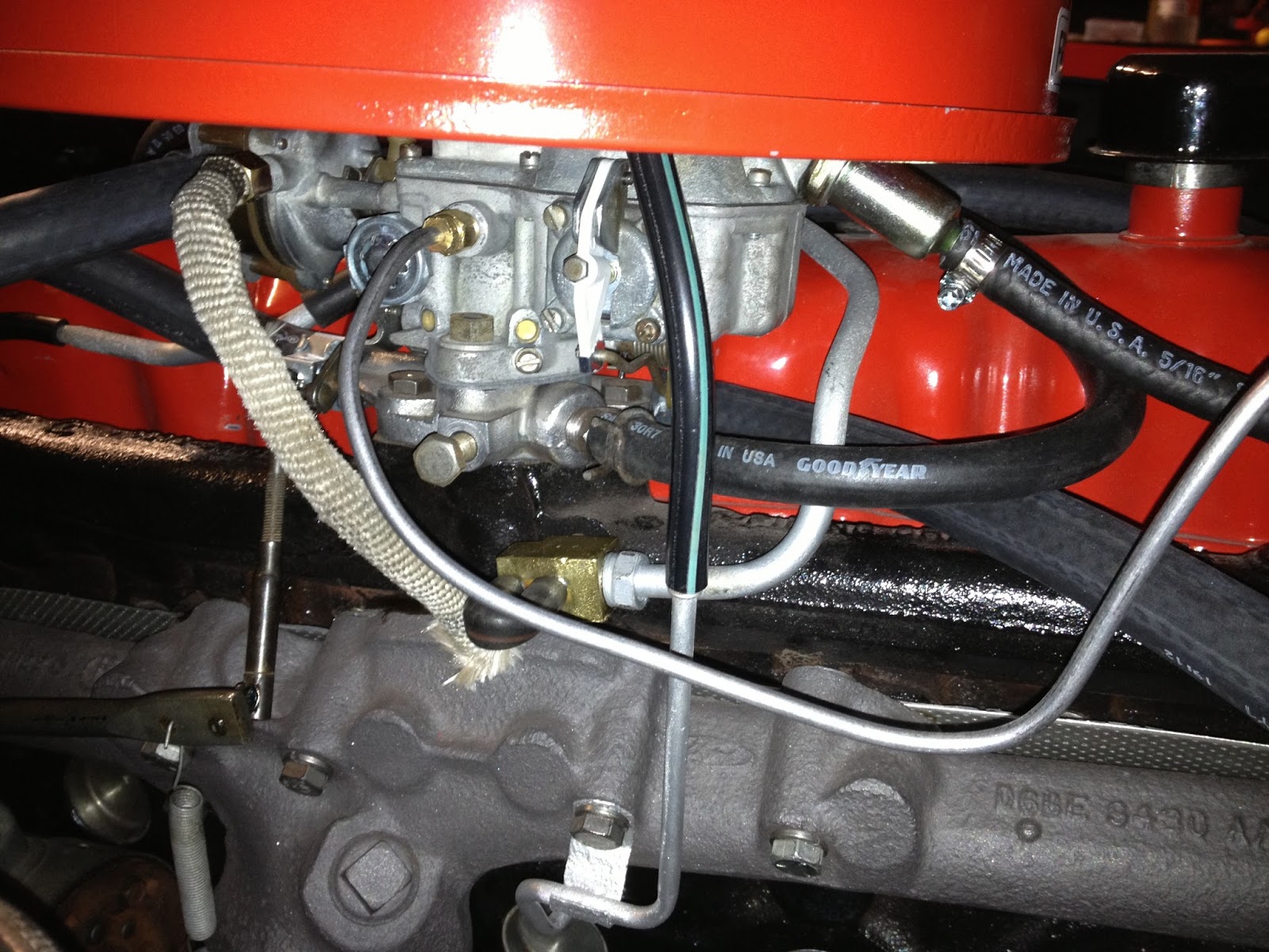 1965 Convertible Mustang Restoration Carburetor replacement & rebuild