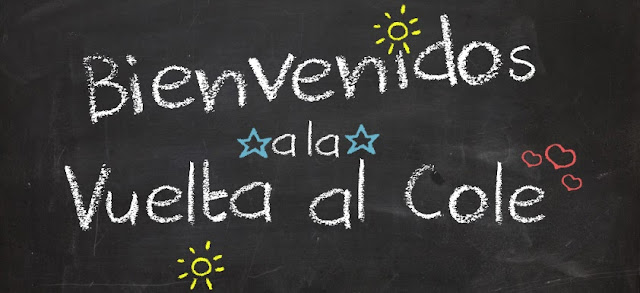 bienvenidos a la vuelta al cole septiembre peques pizarras blackboard kids schools