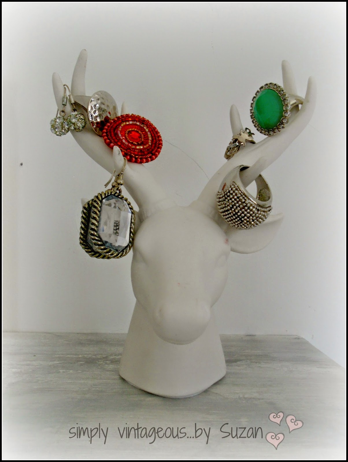 simply vintageous...by Suzan Vixen the Jewelry Tree Reindeer