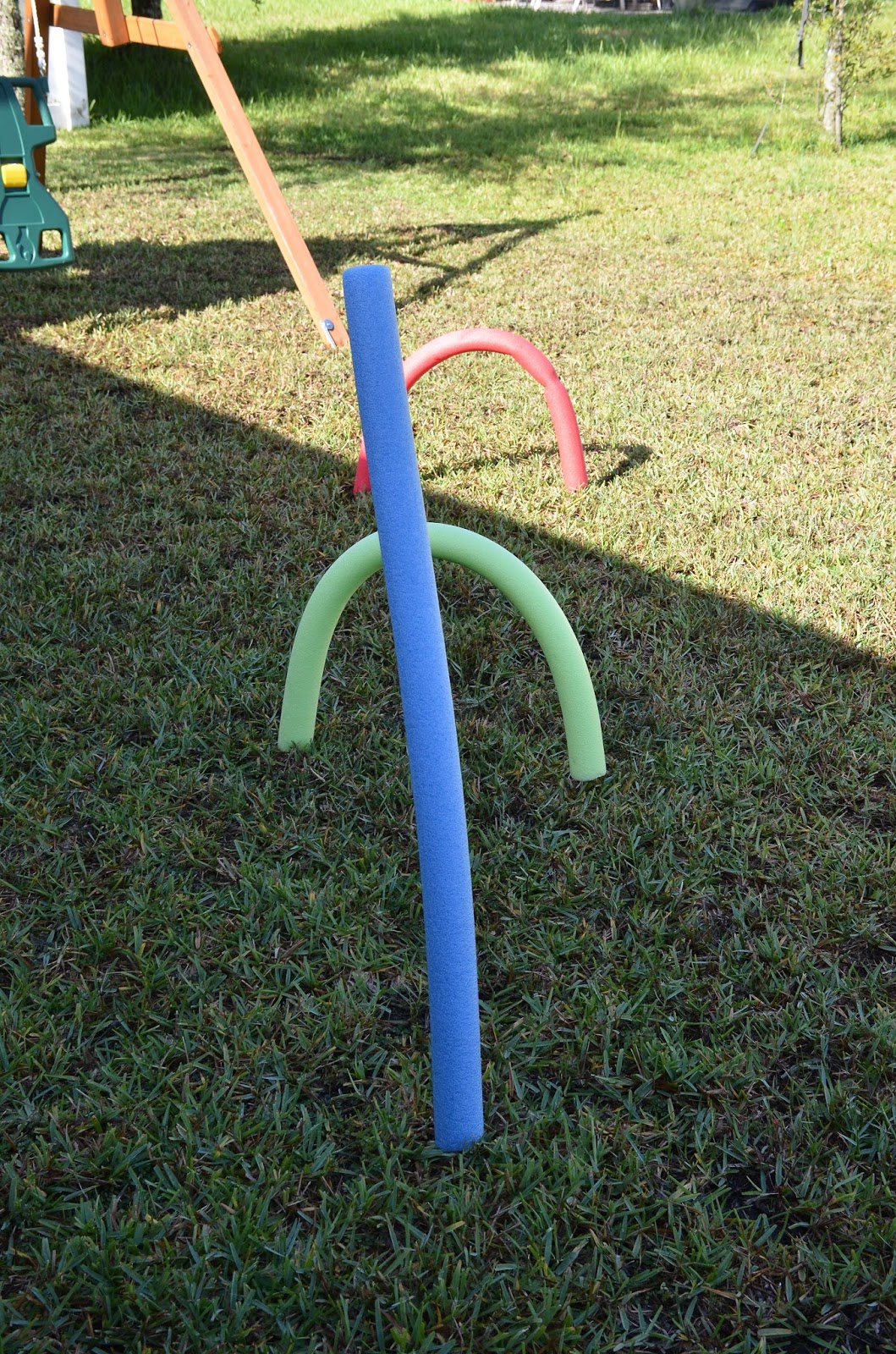 Kindergarten Kicking and the Pool Noodle Obstacle Course