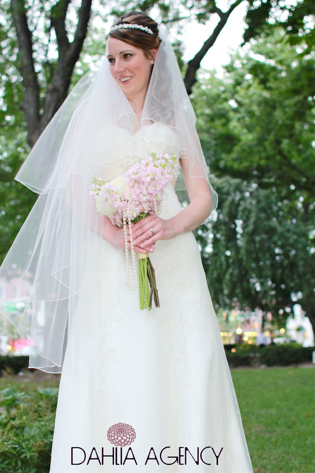 Karma Flowers Event Design and Trunk Vintage Rentals Real Wedding, Wedding Flowers. Sage and