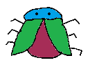 cartoon beetle, beetle drawing, beetle, bug, insect