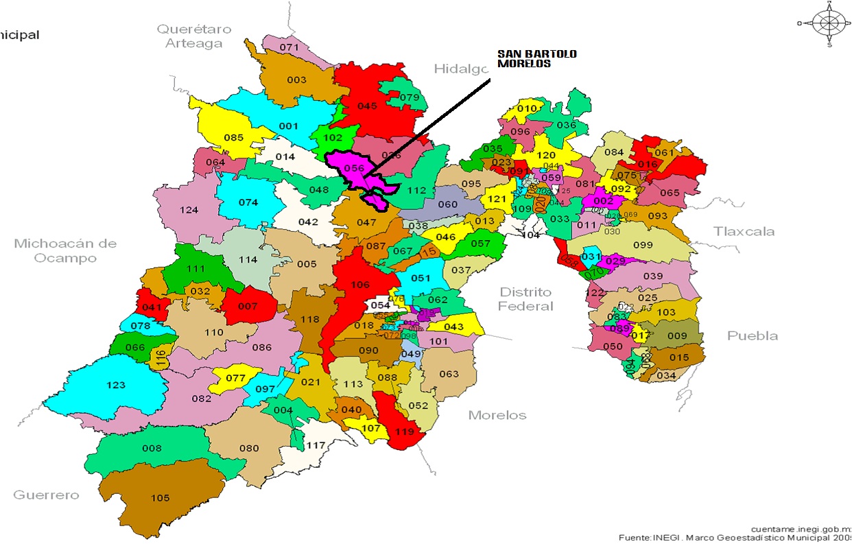 Mapa de morelos con municipios Imagui