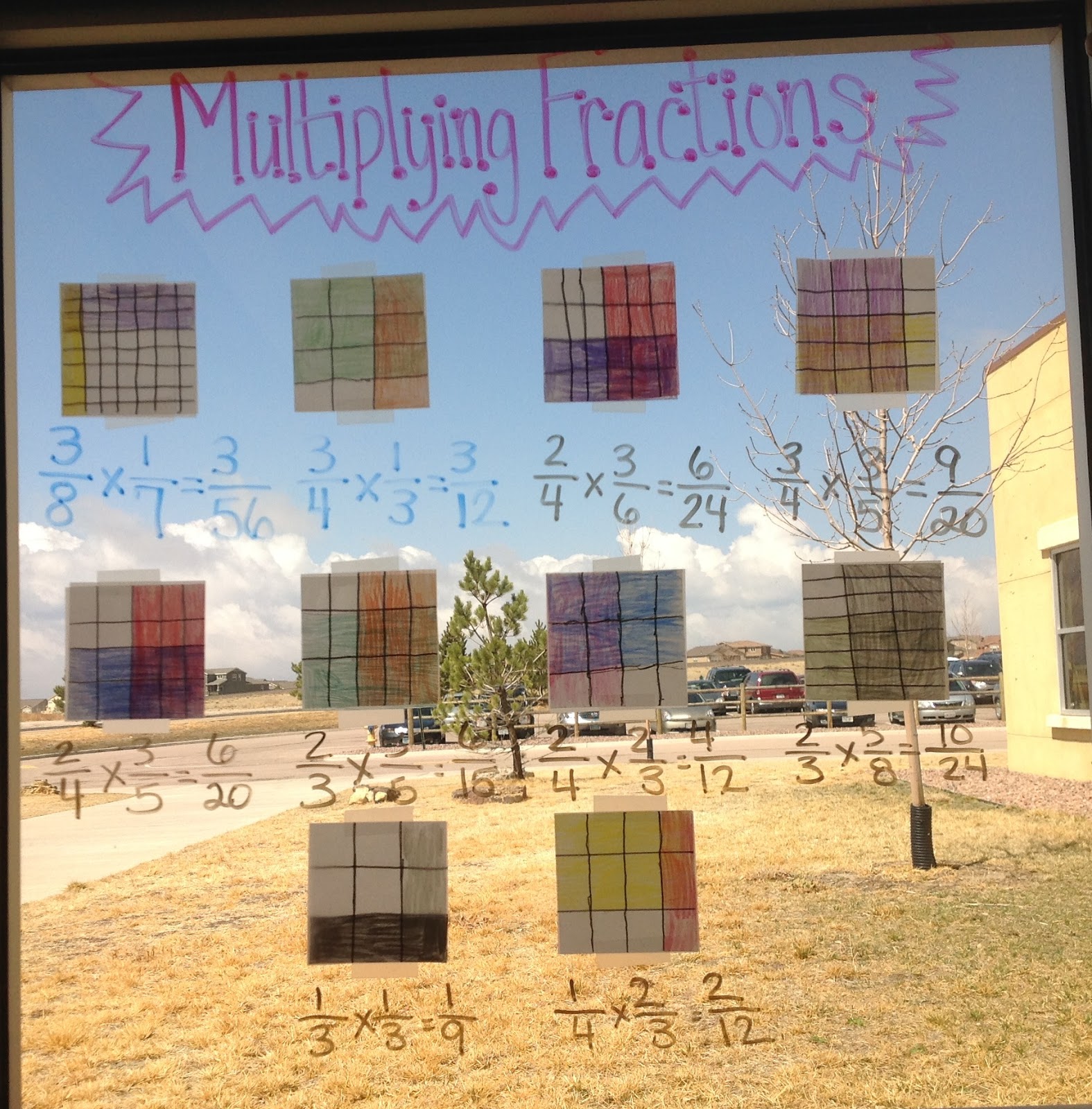 teaching with a mountain view: multiplying fractions