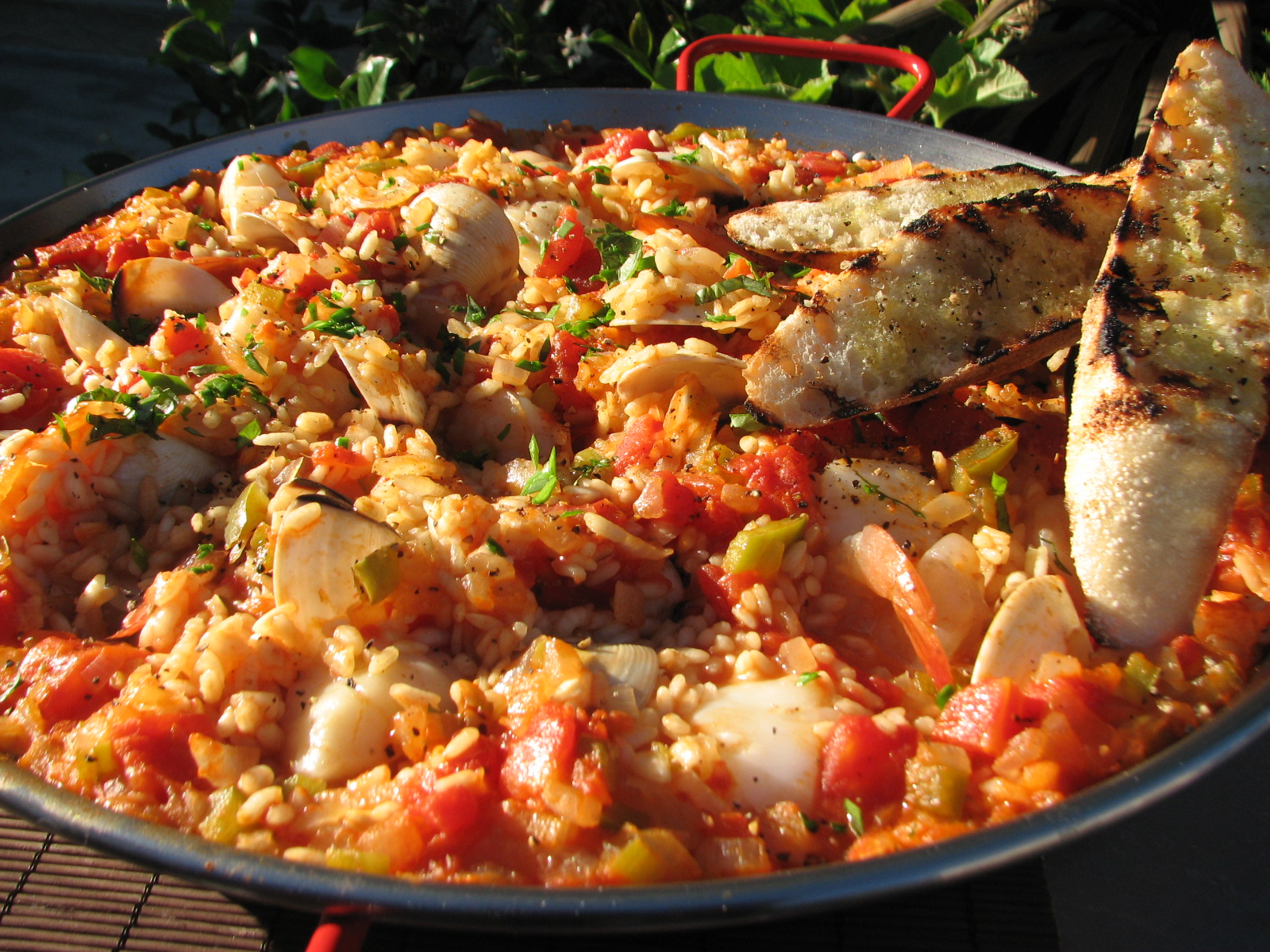 Traditional Mixed Seafood Spanish Paella