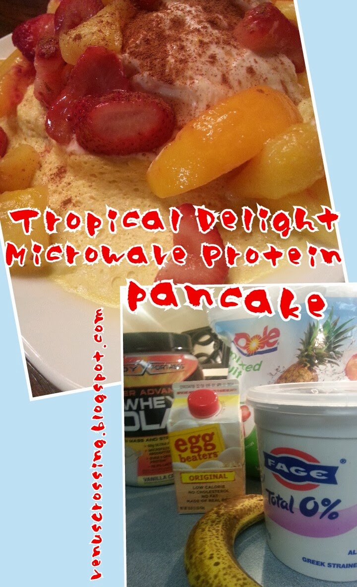 Venus Crossing with Liss Tropical Delight Microwave Protein Pancake
