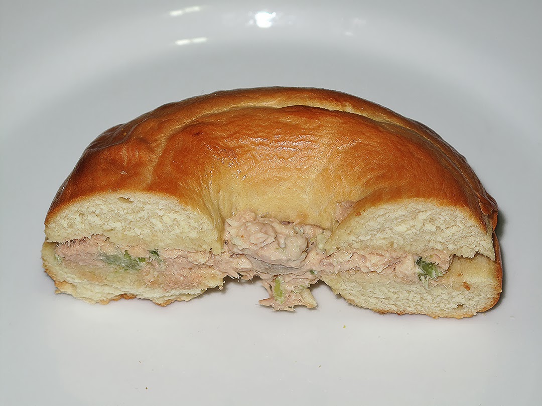 The Shit I Eat Tuna Salad Bagel Sandwich from Dunkin Donuts