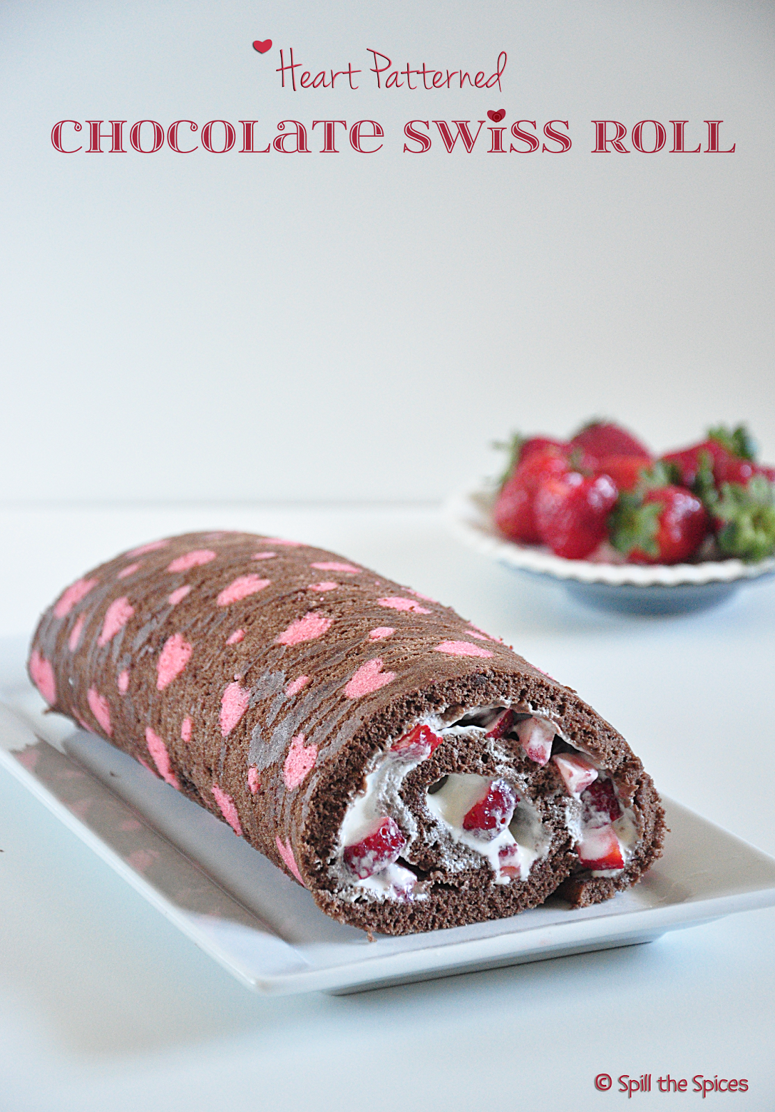 Patterned Chocolate Swiss Roll Spill the Spices