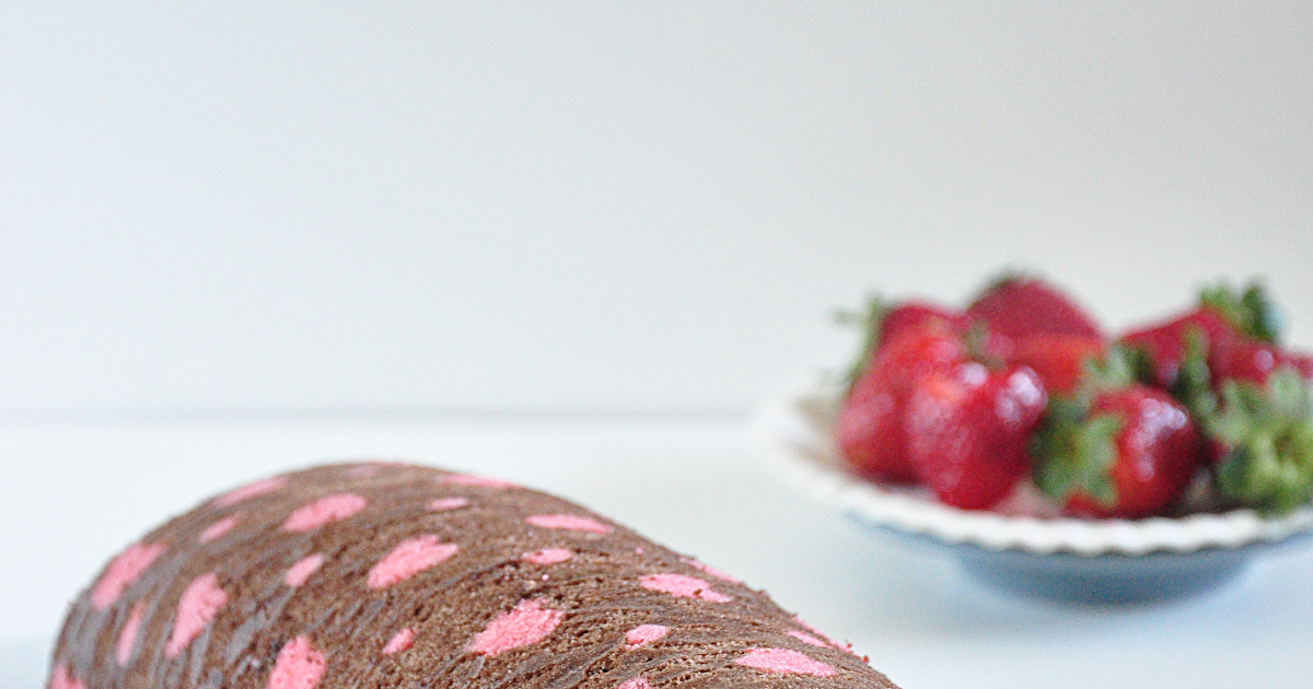 Patterned Chocolate Swiss Roll Spill the Spices