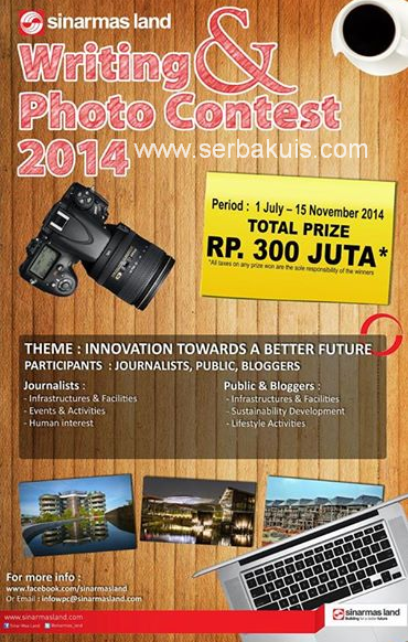 SML Writing & Photo Contest Hadiah Total 300 JUTA