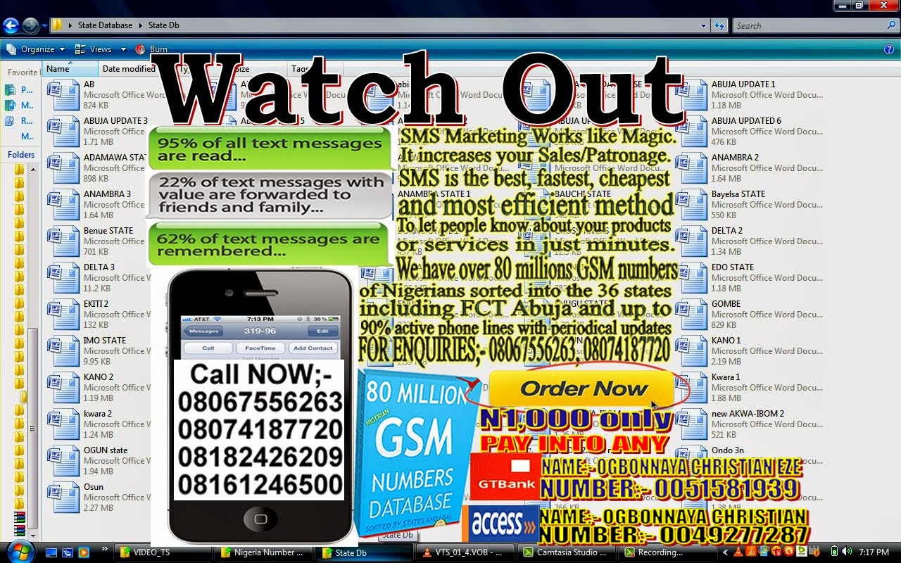 Nigeria G.S.M database Nigeria G.S.M data base