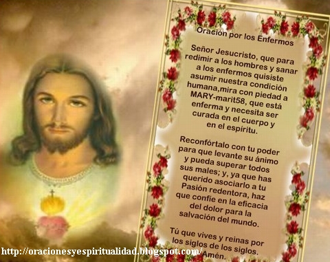 Resultado de imagen de oracion por los enfermos