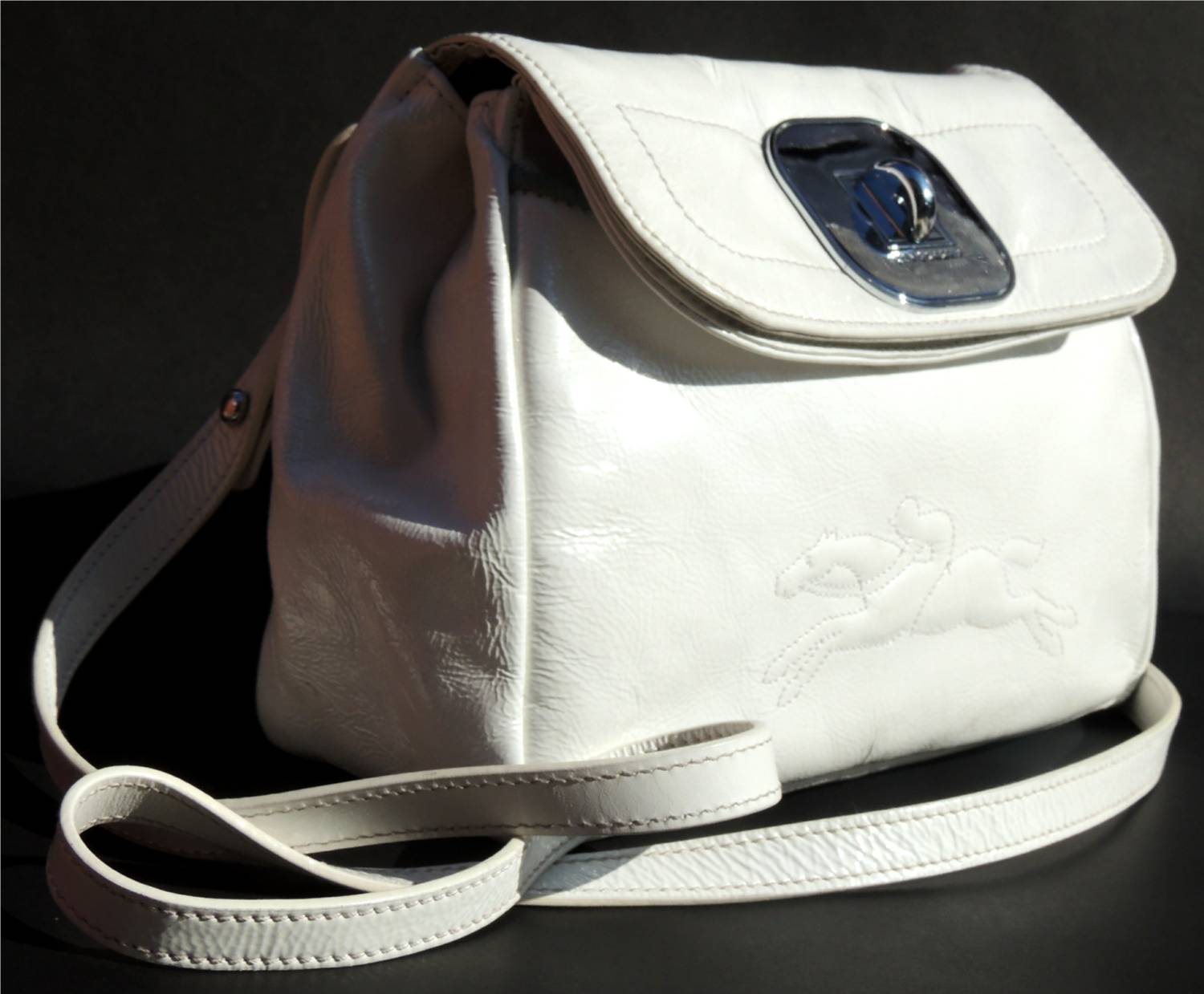 Janji Laku Authentic LONGCHAMP GATSBY Double Flap Cross Body Sling Bag