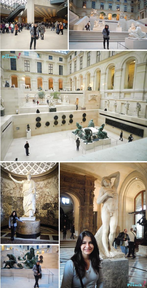 Por dentro do Museu do Louvre - Paris - França Por dentro do Museu do Louvre - Paris - França