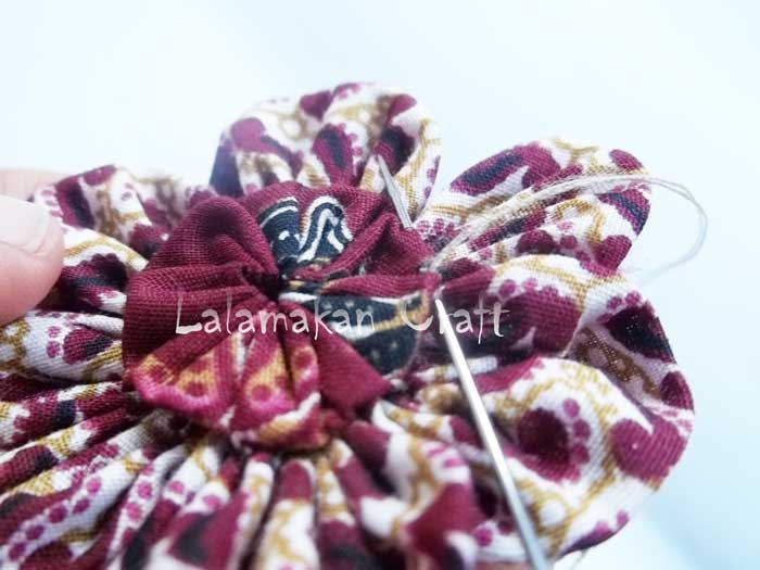 Creativity Tutorial Membuat Bros dari Kain Batik