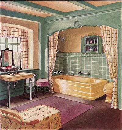 1930 home interior wall decor bathroom artwork vintage bathroom 1930 home interior wall decor bathroom artwork vintage bathroom