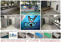 Estrado plástico para banheiro e vestiário da Academia BCV