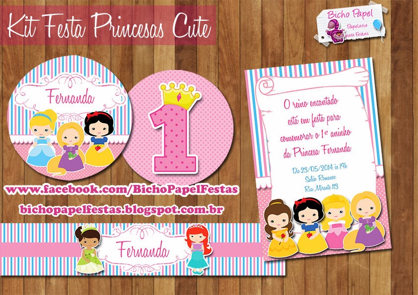 kit festa princesas