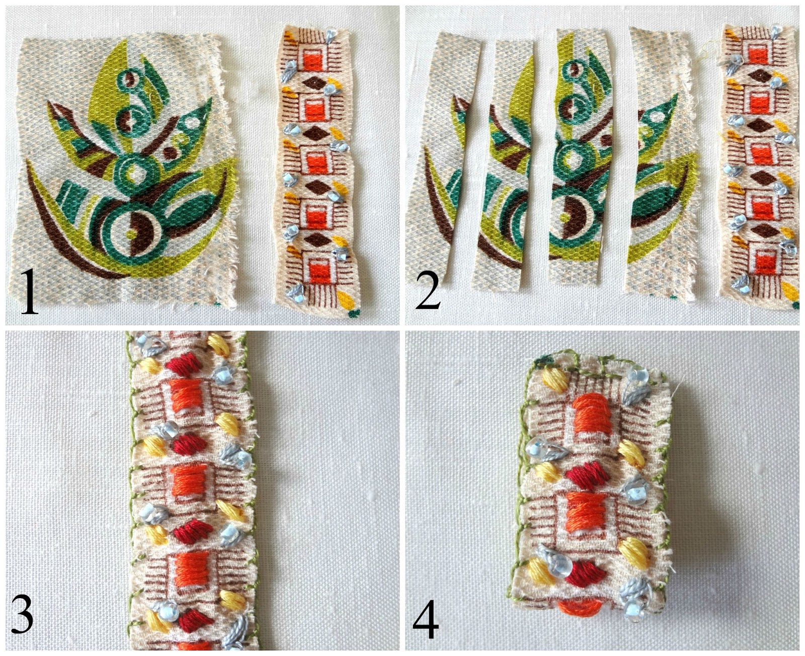 Little Treasures Embroidered Necklace DIY