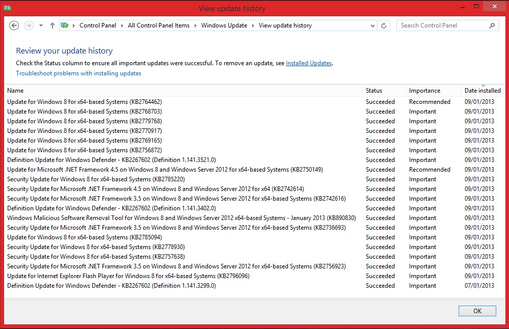 COMPUTERS AND OTHERS How To Clean Up Windows Update History In Windows 8