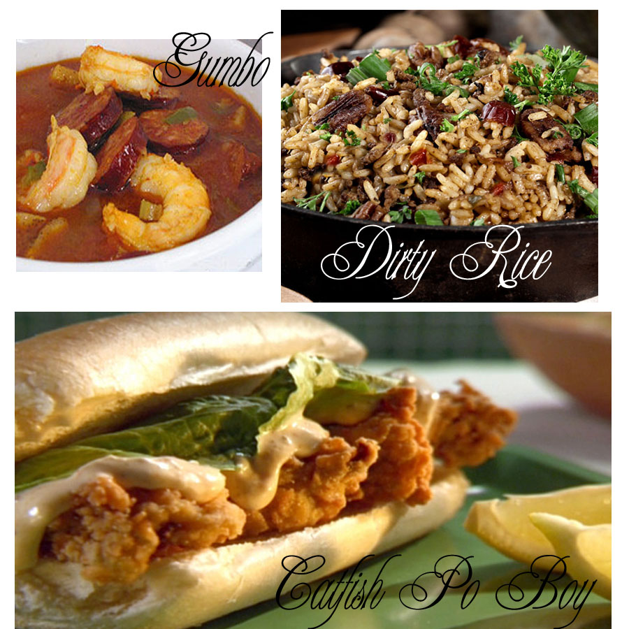 mardi gras dinner party menu