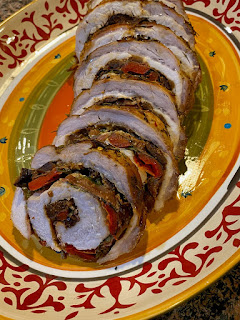 Thanksgiving Pork and Fig Roulade