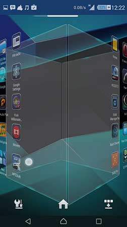 next launcher 3d shell terbaru