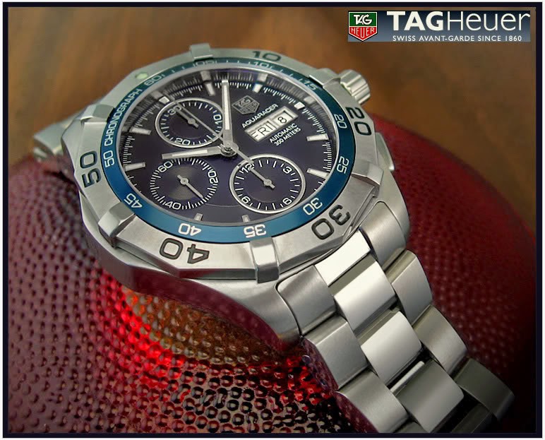 Hobby Jamtangan Sold Tag Heuer Aquaracer 300mtr Chronograph Daydate 43 5mm Cal 16 Ref Caf2012 Ba 0815 Full Set Box Papers Excellent Condition