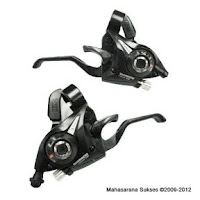 Shimano EZ-Fire atau Shimano Rapidfire Shift-Brake Lever