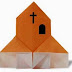 Origami A Church instructions