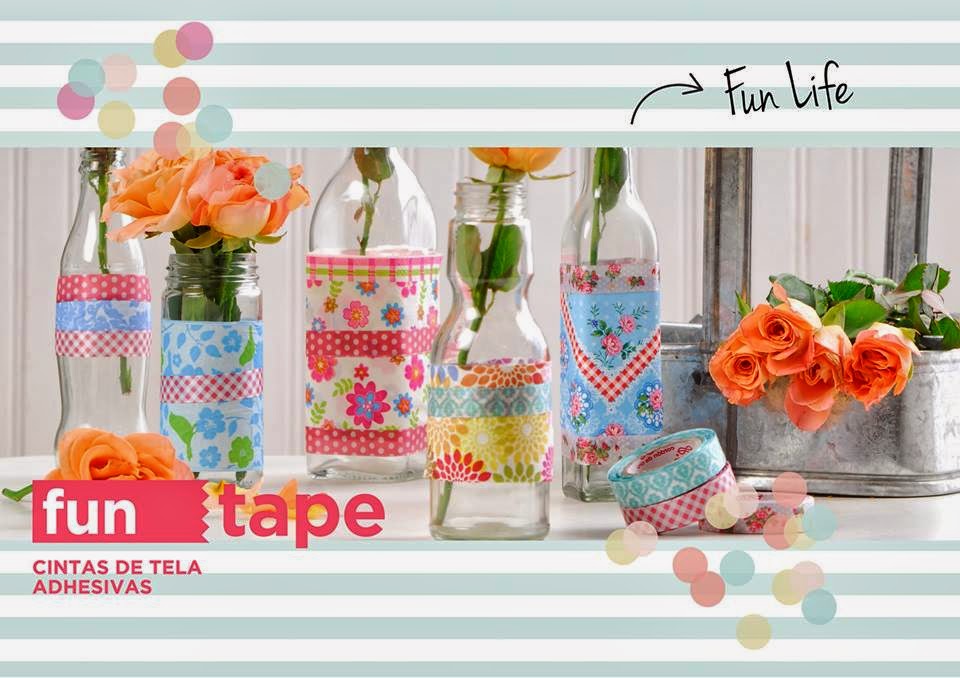 Invitaciones y decoración con fun tape! Con la realidad en los talones