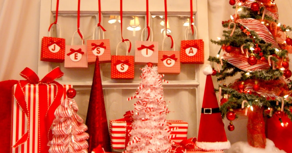 michelle paige blogs: Red and White Candy Cane Party Decorating