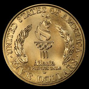 1996 olympic gold coin