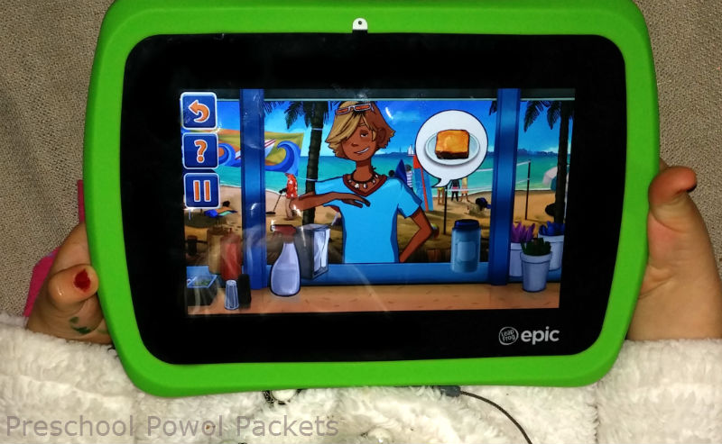 Reading & Fine Motor Skills With LeapFrog Epic! | Preschool Powol Packets