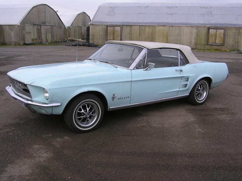 What president had a 1967 ford mustang