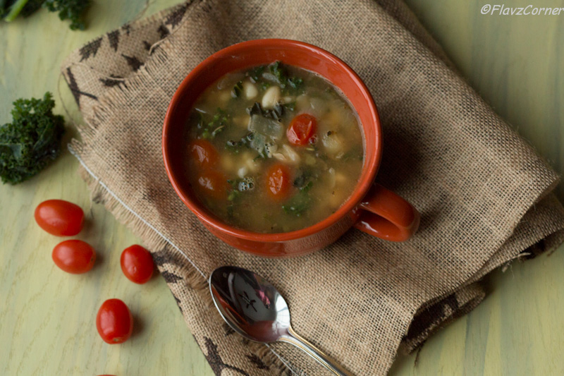 Kale Navy Bean Soup