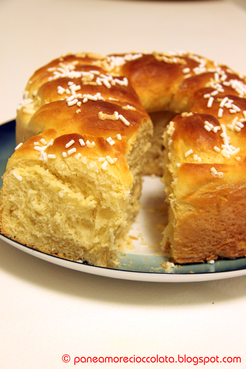 Pan Brioche Dolce (inciambellato) ! Pane,Amore e. Cioccolata!