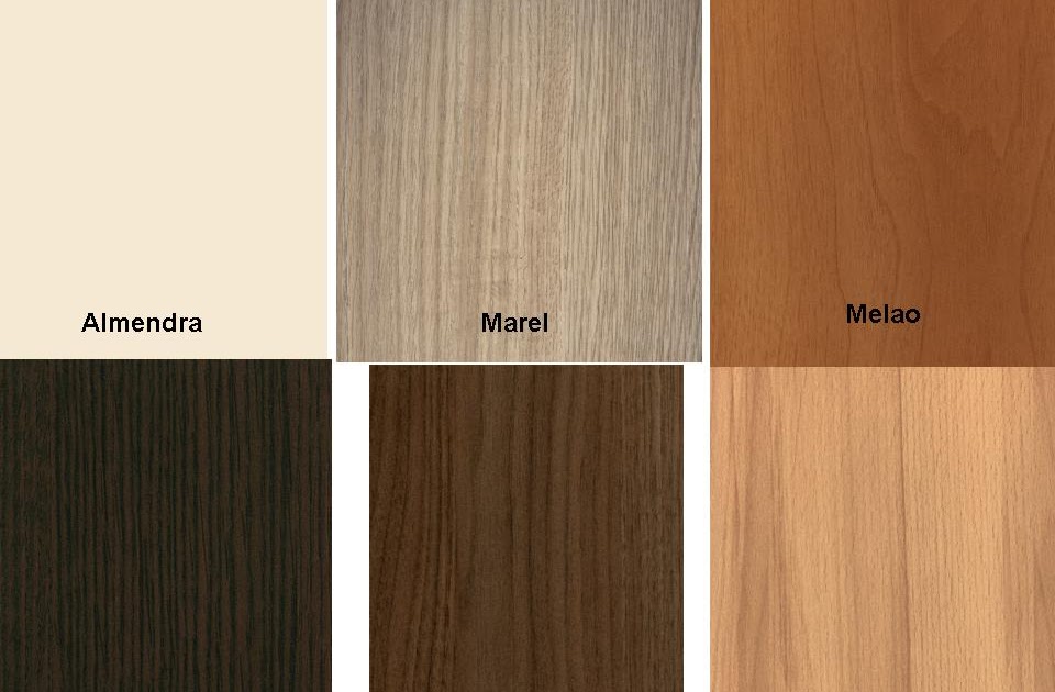 Su mueble a la medida: Muestrario de colores para los muebles en madera