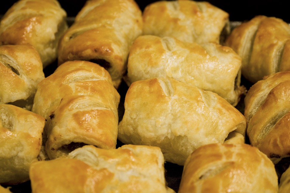 Purely Handmade english sausage rolls = YUM!