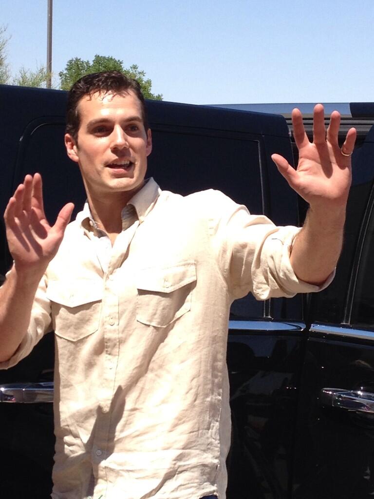 Henry Cavill News Meet & Greet At Edwards Air Force Base