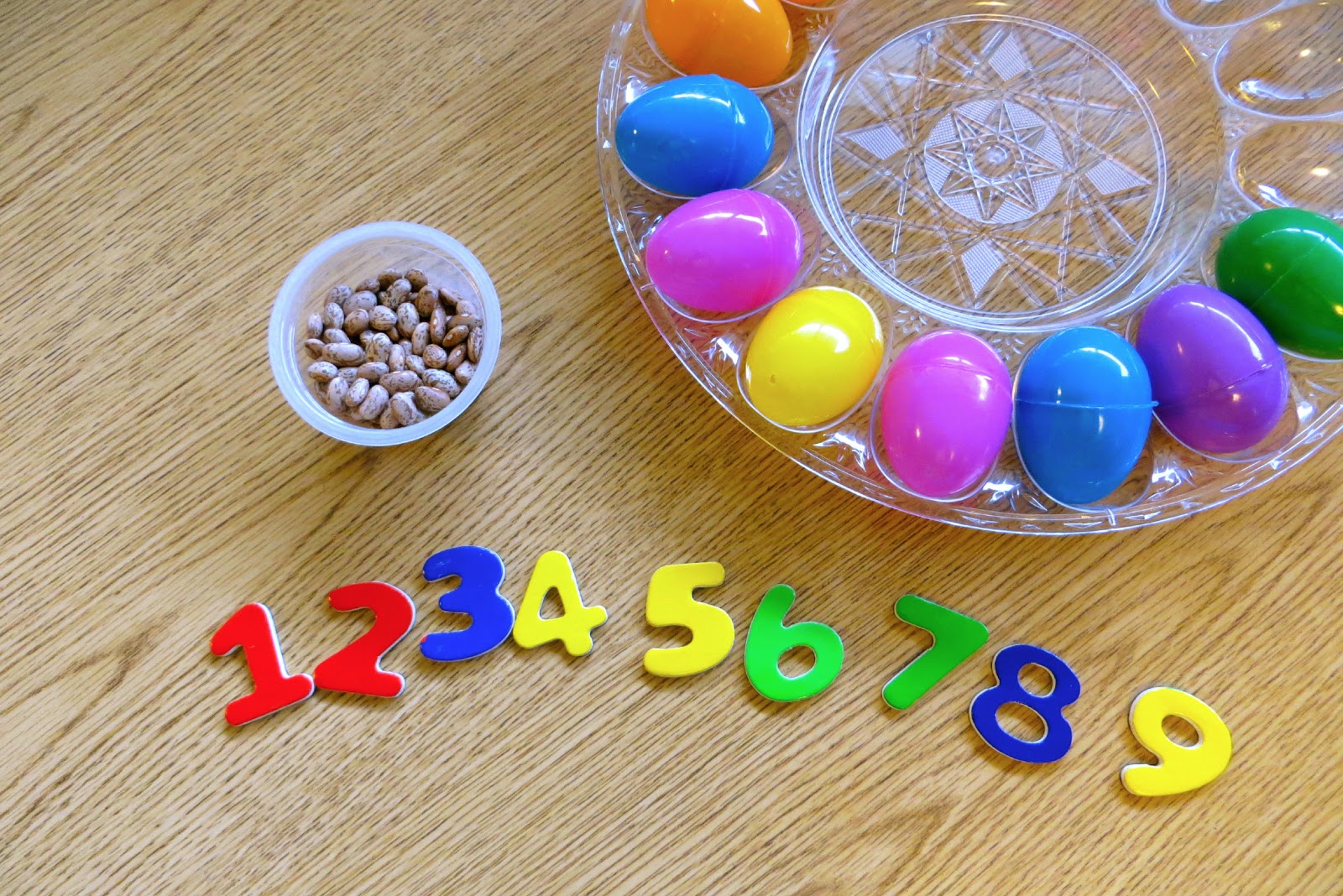 Ms. Sara's Preschool Blog Eggs Learning Station Counting Eggs