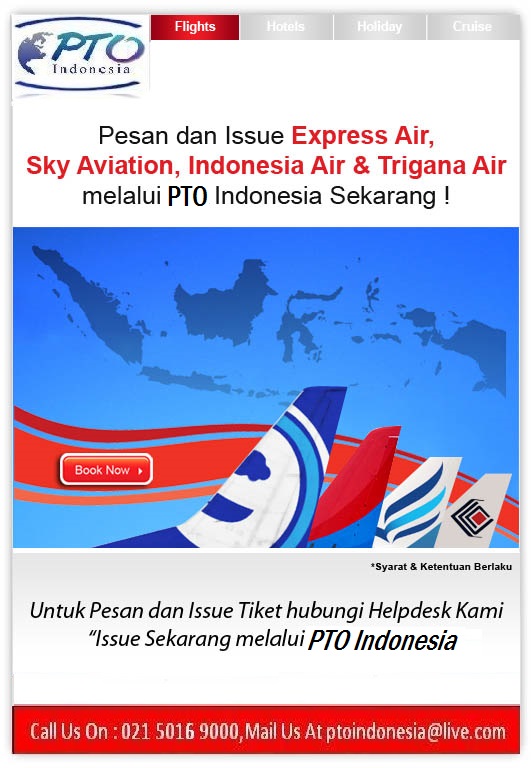 Booking Tiket Pesawat Mudah Cepat Aman | Domestic & International | Tour & Travel PTO Indonesia