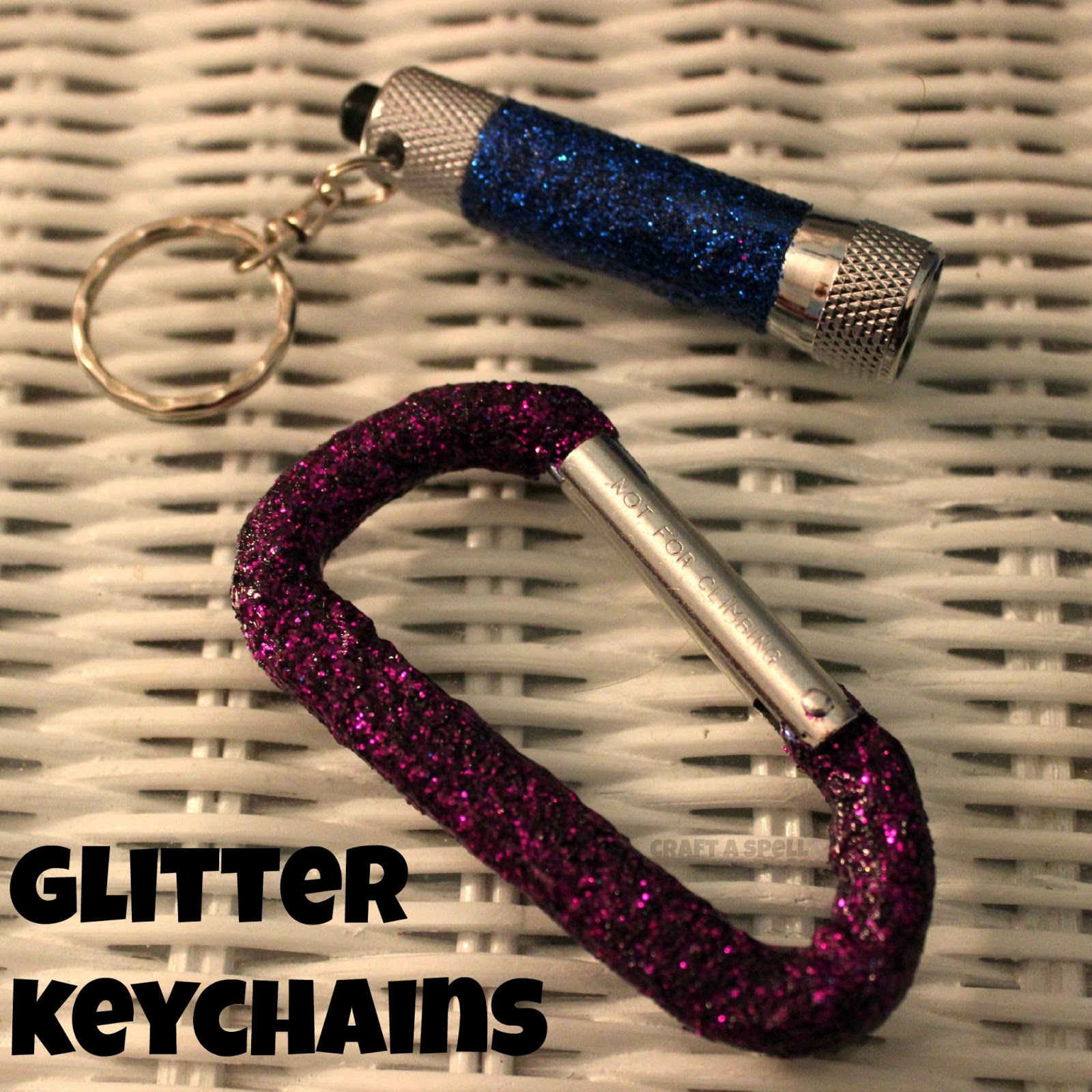 Craft A Spell Glitter Key Chains
