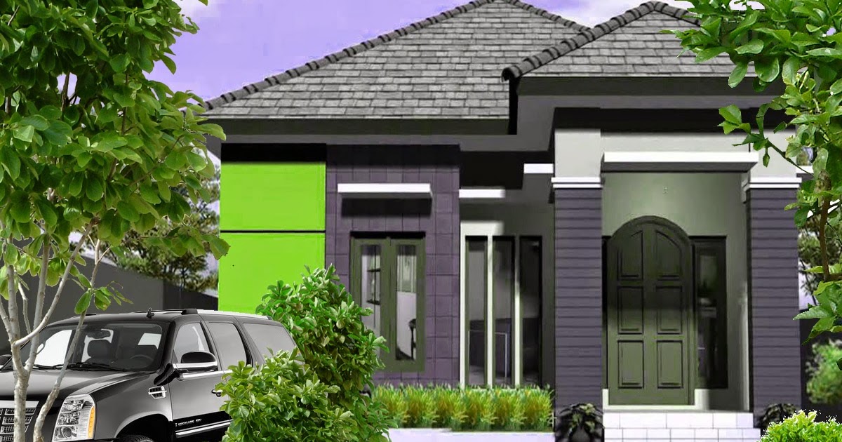 Fasad Depan Rumah Minimalis 1 Lantai Kris Web