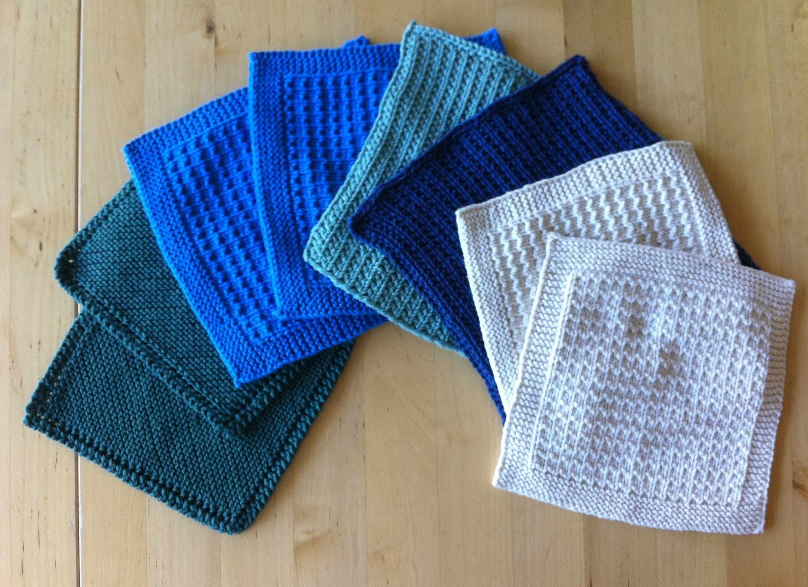 Lappone Knitted dishcloths and washcloths