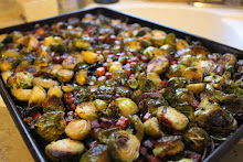 Balsamic Roasted Brussels Sprouts with Ham