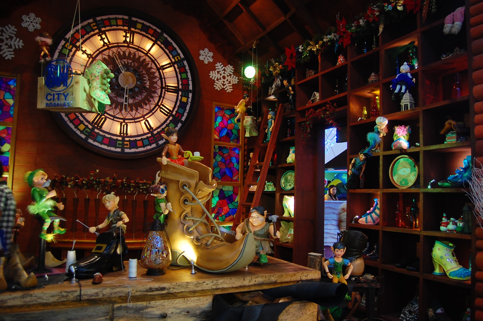 elfjes aan het werk Vintage christmas crafts, Santas