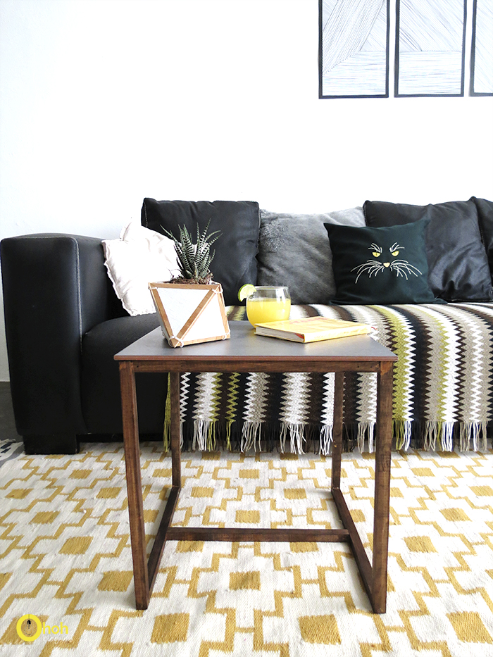 DIY tile side table Ohoh Blog