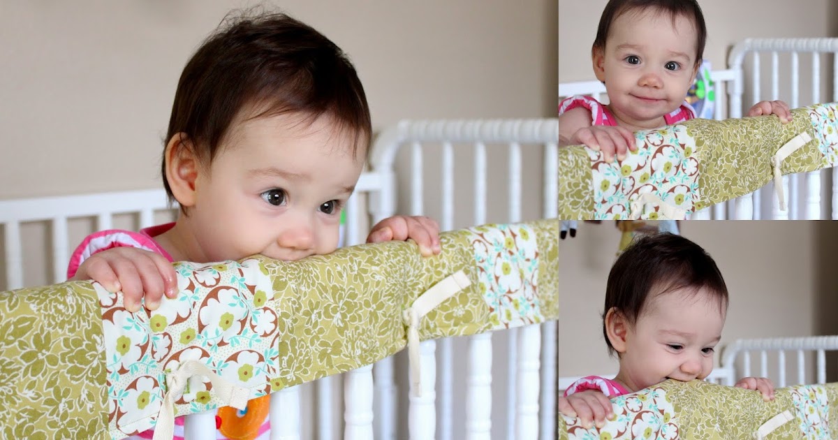 Our Nesting Ground Reversible Crib Rail Cover Tutorial