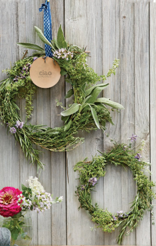 ciao! newport beach herb wreaths
